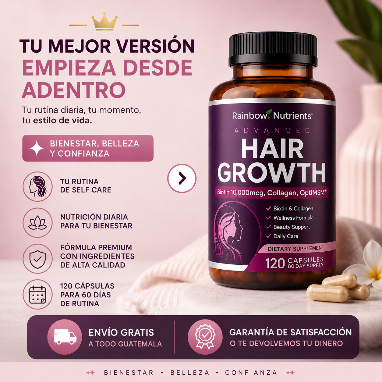Capilar+ Guía 7 hábitos diarios para mejorar tu estilo de vida