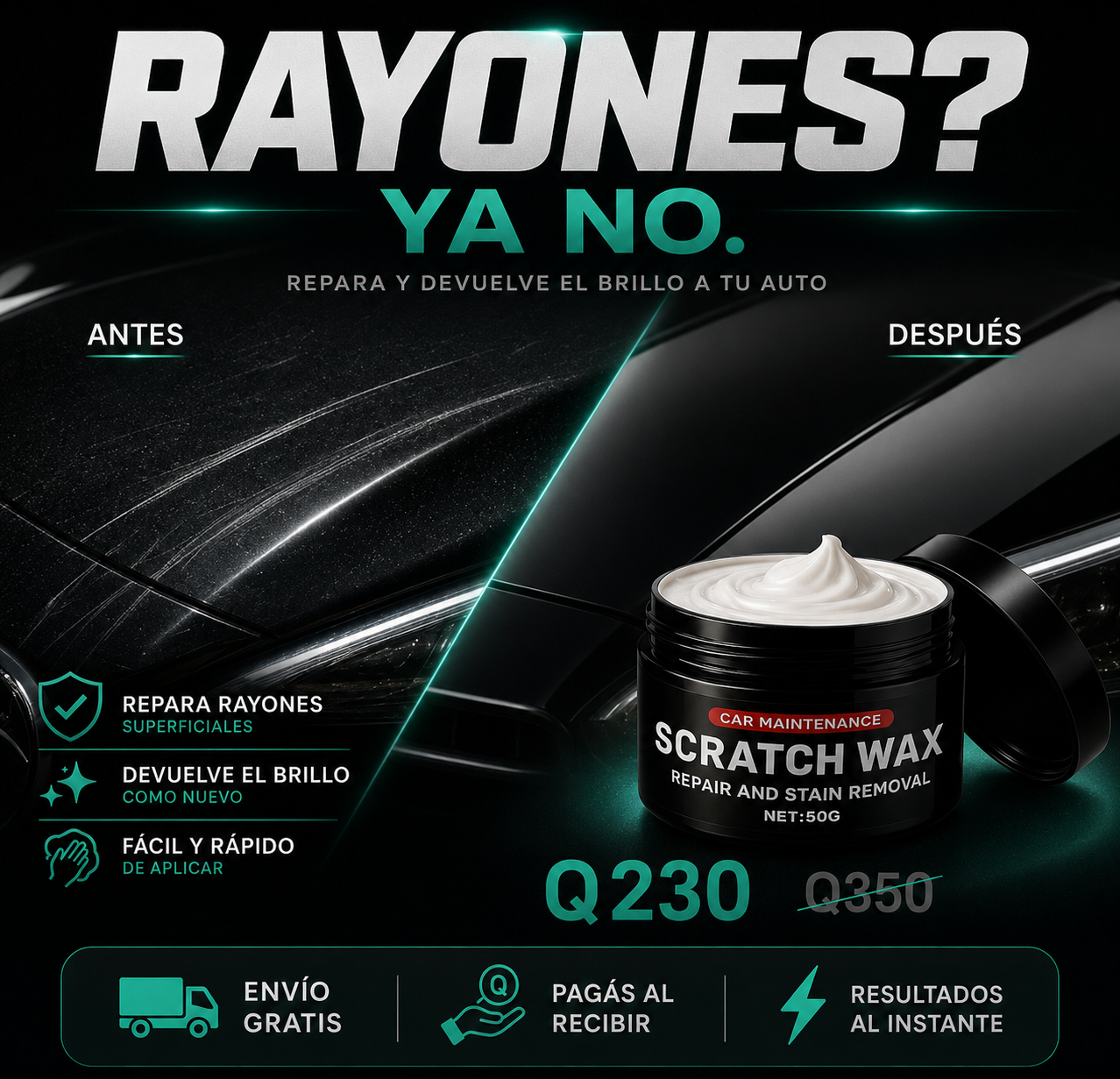 Scratch Wax - Crema quita rayones
