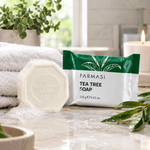 Jabón de Árbol de Té Farmasi — Limpieza Profunda para Piel Grasa e Imperfecciones