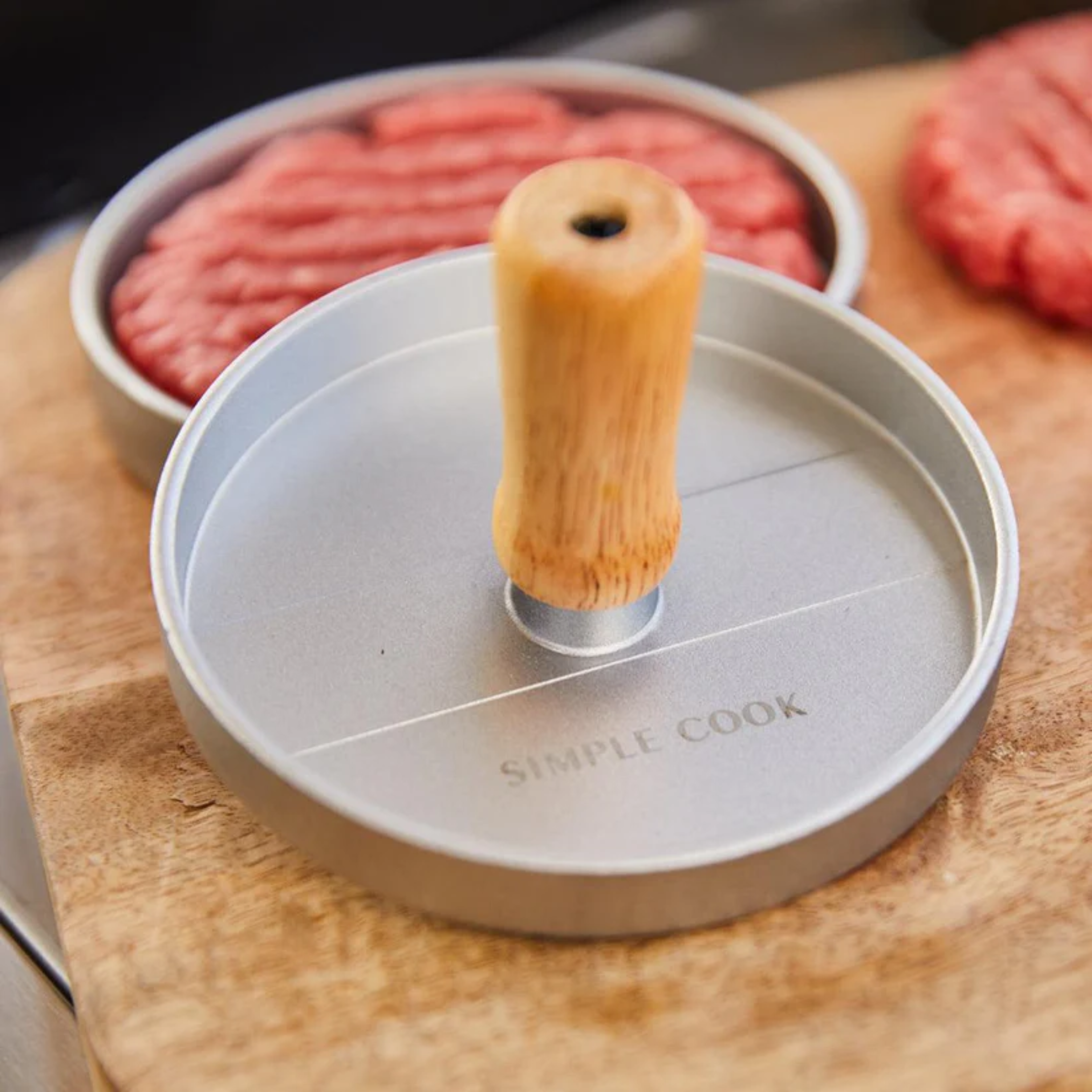 Prensador de Carne para Hamburguesas Perfectas